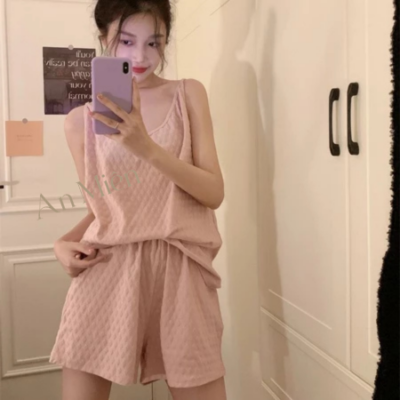 Bộ Ngủ Hai Dây Đệm Ngực
