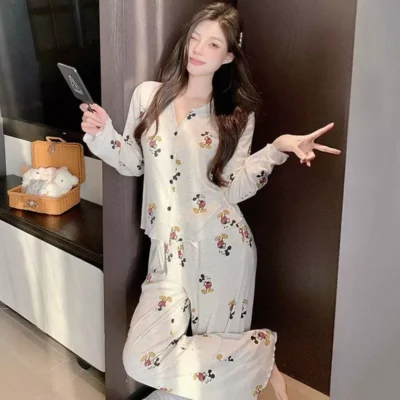 Bộ Ngủ Thun Tăm Hàn Quốc