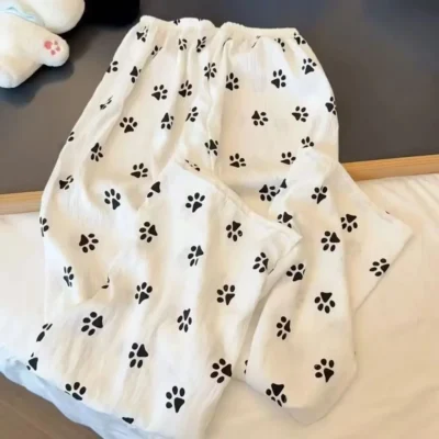 Quần Ngủ Ống Rộng Cute